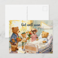 Nounours Teddy Bear à l'hôpital avec des amis 11