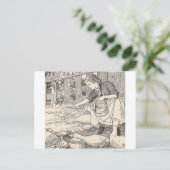 Carte Postale Nourrir Les Canards (Debout devant)