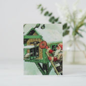 Carte Postale "Nourrir les oiseaux d'hiver" par Jenny Nystrom (Debout devant)