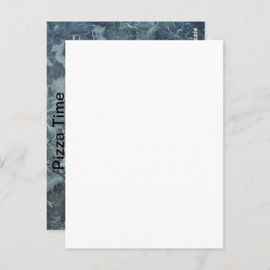 Carte Postale Nourriture (Devant / Derrière)