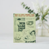 Carte Postale Nourriture de la nature - Vintage (Debout devant)