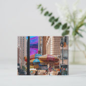 Carte Postale nourriture de rue (Debout devant)