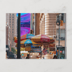 Carte Postale nourriture de rue