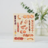 Carte Postale Nourriture de rue philippine en Aquarelle Pinoy (Debout devant)