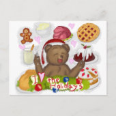 Carte Postale Nourriture de vacances (Devant)