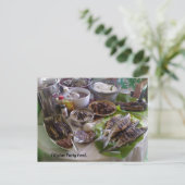 Carte Postale Nourriture du parti philippin.  (Debout devant)