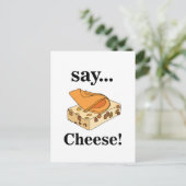Carte Postale Nourriture Fromagère Drôle (Debout devant)
