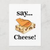 Carte Postale Nourriture Fromagère Drôle (Devant)