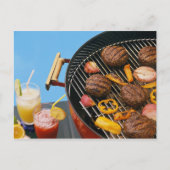 Carte Postale Nourriture grillée (Devant)