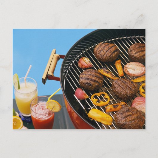 Carte Postale Nourriture grillée (Devant)