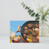 Carte Postale Nourriture grillée (Debout devant)
