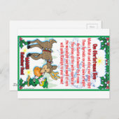 Carte Postale Nourriture Magique de Renne (Devant / Derrière)