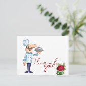 Carte Postale Nourriture savoureuse (Debout devant)