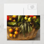 Carte Postale Nourriture - Veggie - Conseils sur les dimensions (Devant / Derrière)