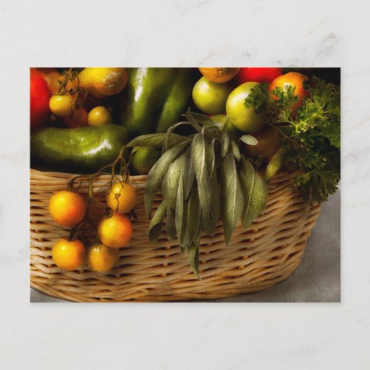 Carte Postale Nourriture - Veggie - Conseils sur les dimensions (Devant)
