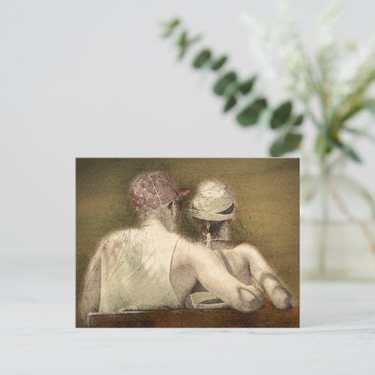 Carte postale nous (Debout devant)