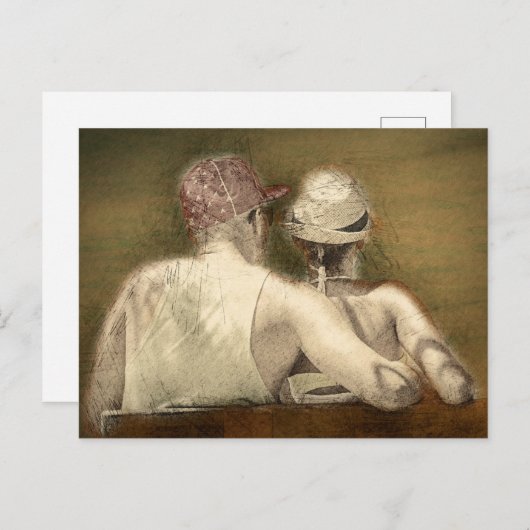 Carte postale nous (Devant / Derrière)