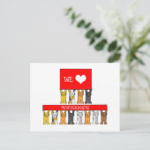 Carte Postale Nous Aimons Les Perfusionnistes (Debout devant)