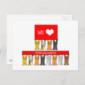 Carte Postale Nous Aimons Les Perfusionnistes (Devant / Derrière)