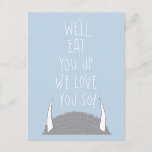 Carte Postale Nous allons vous manger Vous nous vous aimons tant