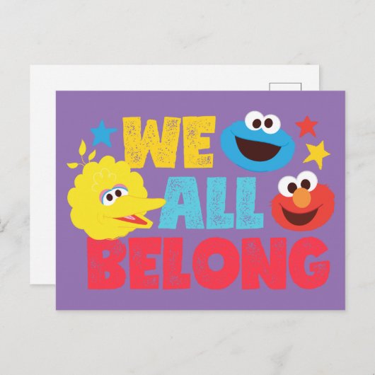 Carte Postale Nous appartenons tous aux étoiles (Devant / Derrière)