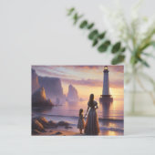 Carte Postale Nous attendons (Debout devant)