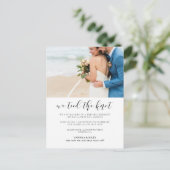 Carte Postale Nous avons attaché le noeud Elegant mariage faire- (Debout devant)