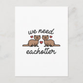 Carte Postale Nous avons besoin d'un chauffe-eau (Devant)