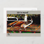Carte postale "Nous avons déménagé" (Devant / Derrière)