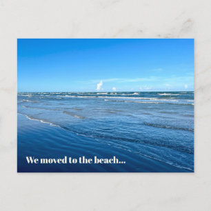 Carte Postale Nous Avons Déménagé À La Plage Nouvelle Adresse Do