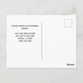 Carte Postale Nous Avons Déménagé À La Plage Palm Tree Photo Hom (Dos)