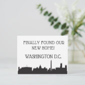 Carte Postale Nous avons déménagé à Washington, D.C. (Debout devant)