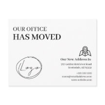 Nous Avons Déménagé Changement d'Adresse de l'Entr