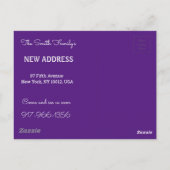 Carte Postale Nous avons déménagé - drôle d'OVNI (Dos)