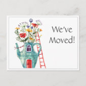 Carte Postale Nous avons déménagé Faire-part, Fairytale House Ca (Devant)