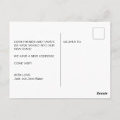 Carte Postale Nous Avons Déménagé Les États Du Texas Déménager D (Dos)