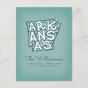 Carte Postale Nous avons déménagé   Nouvelle adresse   Arkansas