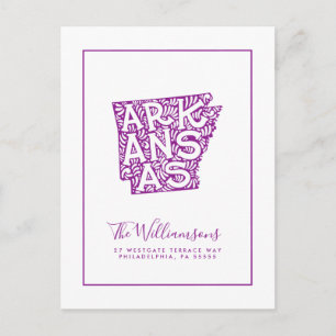 Carte Postale Nous avons déménagé   Nouvelle adresse   Arkansas