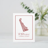 Carte Postale Nous avons déménagé | Nouvelle adresse | Delaware (Debout devant)