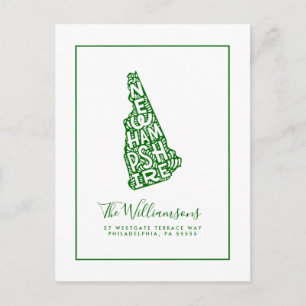 Carte Postale Nous avons déménagé   Nouvelle adresse   New Hamps