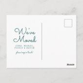 Carte Postale Nous avons déménagé | Nouvelle adresse | Oklahoma (Dos)