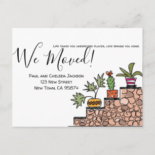 Carte Postale Nous avons déplacé Cactus