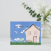 Carte Postale Nous avons déplacé la faire-part (Debout devant)