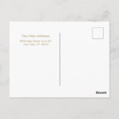 Carte Postale Nous Avons Déplacé La Feuille Tropicale Monstera (Dos)