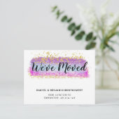 Carte Postale Nous avons déplacé l'aquarelle Abstraite de la bro (Debout devant)