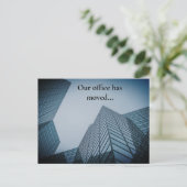 Carte Postale Nous avons déplacé le bâtiment de bureau professio (Debout devant)