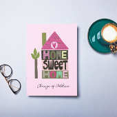 Carte Postale Nous avons déplacé le changement d'adresse en lett