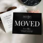 Carte Postale Nous avons déplacé le logo de l'entreprise Changem
