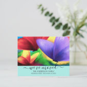 Carte Postale Nous avons déplacé le papillon de Faire-part de dé (Debout devant)