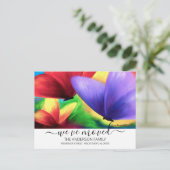 Carte Postale Nous avons déplacé le papillon Faire-part de dépla (Debout devant)